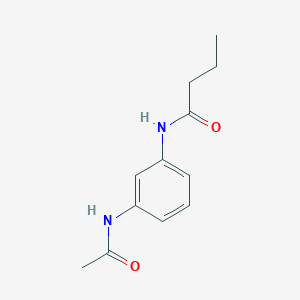 molecular formula C12H16N2O2 B5209127 N-[3-(acetylamino)phenyl]butanamide 