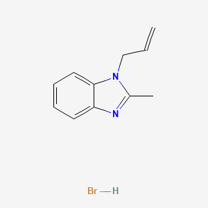 molecular formula C11H13BrN2 B5209224 1-allyl-2-methyl-1H-benzimidazole hydrobromide 