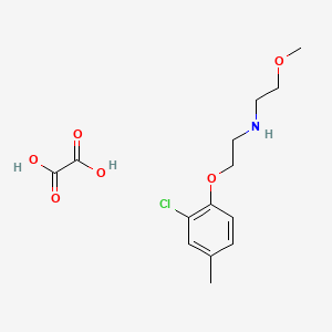 molecular formula C14H20ClNO6 B5209236 [2-(2-chloro-4-methylphenoxy)ethyl](2-methoxyethyl)amine oxalate 