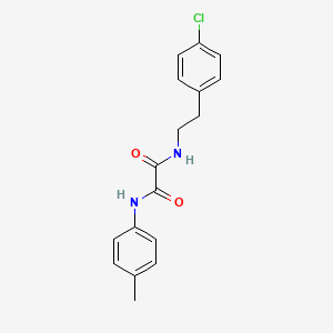 molecular formula C17H17ClN2O2 B5209279 N-[2-(4-chlorophenyl)ethyl]-N'-(4-methylphenyl)ethanediamide 