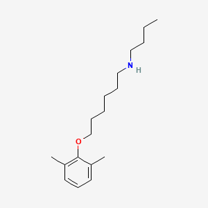 molecular formula C18H31NO B5209387 N-butyl-6-(2,6-dimethylphenoxy)-1-hexanamine 
