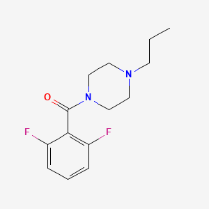 molecular formula C14H18F2N2O B5209452 1-(2,6-difluorobenzoyl)-4-propylpiperazine 