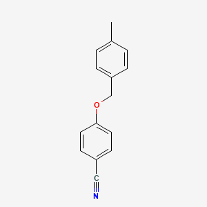 molecular formula C15H13NO B5209490 4-[(4-methylbenzyl)oxy]benzonitrile 