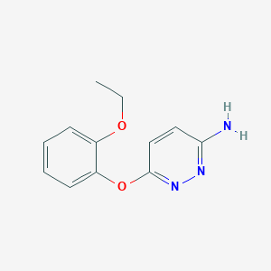 B052095 6-(2-Ethoxyphenoxy)pyridazin-3-amine CAS No. 121041-43-8