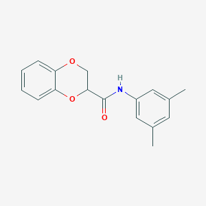 molecular formula C17H17NO3 B5209590 N-(3,5-dimethylphenyl)-2,3-dihydro-1,4-benzodioxine-2-carboxamide 