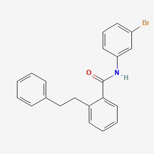 molecular formula C21H18BrNO B5209594 N-(3-bromophenyl)-2-(2-phenylethyl)benzamide 