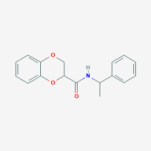 N-(1-phenylethyl)-2,3-dihydro-1,4-benzodioxine-2-carboxamide