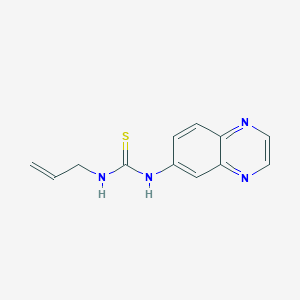 molecular formula C12H12N4S B5209781 N-allyl-N'-6-quinoxalinylthiourea 