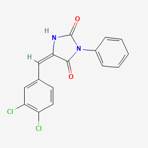 5-(3,4-dichlorobenzylidene)-3-phenyl-2,4-imidazolidinedione