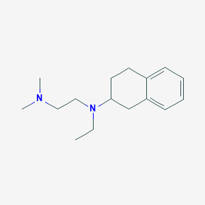 molecular formula C16H26N2 B5209867 N-ethyl-N',N'-dimethyl-N-(1,2,3,4-tetrahydro-2-naphthalenyl)-1,2-ethanediamine 
