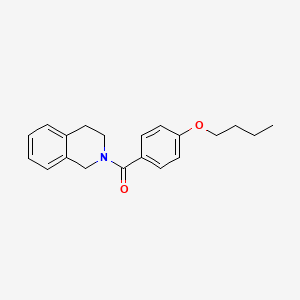 molecular formula C20H23NO2 B5209894 2-(4-butoxybenzoyl)-1,2,3,4-tetrahydroisoquinoline 