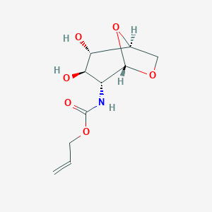 B052099 2-Allyloxycarbonylamino-1,6-anhydro-2-deoxyglucopyranose CAS No. 121363-69-7