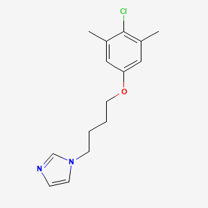 molecular formula C15H19ClN2O B5209916 1-[4-(4-chloro-3,5-dimethylphenoxy)butyl]-1H-imidazole 