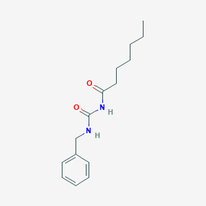 molecular formula C15H22N2O2 B5209947 N-[(benzylamino)carbonyl]heptanamide 