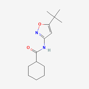 molecular formula C14H22N2O2 B5210080 N-(5-tert-butyl-3-isoxazolyl)cyclohexanecarboxamide 
