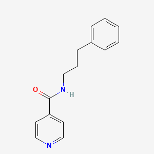 molecular formula C15H16N2O B5210104 N-(3-phenylpropyl)isonicotinamide CAS No. 6429-42-1