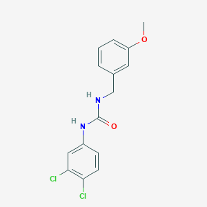 molecular formula C15H14Cl2N2O2 B5210122 N-(3,4-dichlorophenyl)-N'-(3-methoxybenzyl)urea 