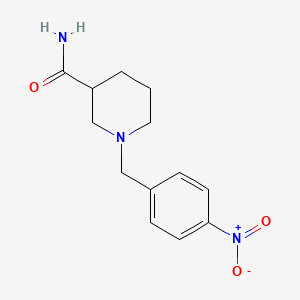 1-(4-nitrobenzyl)-3-piperidinecarboxamide