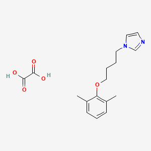 molecular formula C17H22N2O5 B5210215 1-[4-(2,6-dimethylphenoxy)butyl]-1H-imidazole oxalate 