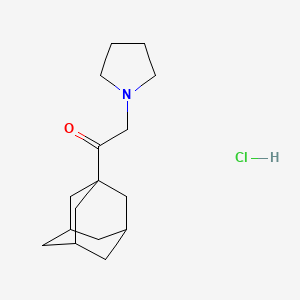 1-(1-adamantyl)-2-(1-pyrrolidinyl)ethanone hydrochloride