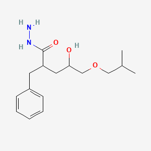 molecular formula C16H26N2O3 B5210401 2-benzyl-2,3-dideoxy-1-hydrazino-5-O-isobutylpentose 