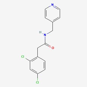 molecular formula C14H12Cl2N2O B5210500 2-(2,4-dichlorophenyl)-N-(4-pyridinylmethyl)acetamide 