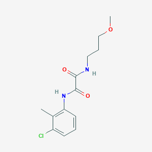 N-(3-chloro-2-methylphenyl)-N'-(3-methoxypropyl)ethanediamide