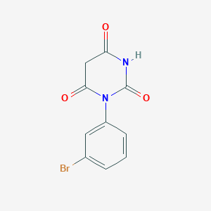 molecular formula C10H7BrN2O3 B5210697 1-(3-bromophenyl)-2,4,6(1H,3H,5H)-pyrimidinetrione 