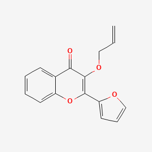 3-(allyloxy)-2-(2-furyl)-4H-chromen-4-one