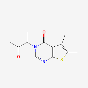 5,6-Dimethyl-3-(3-oxobutan-2-yl)thieno[2,3-d]pyrimidin-4-one