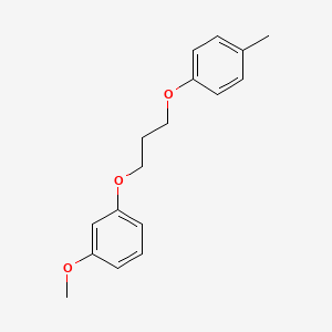 molecular formula C17H20O3 B5210978 1-methoxy-3-[3-(4-methylphenoxy)propoxy]benzene 