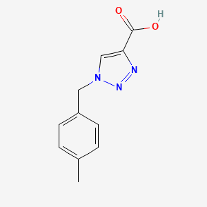 molecular formula C11H11N3O2 B5210987 1-(4-methylbenzyl)-1H-1,2,3-triazole-4-carboxylic acid 