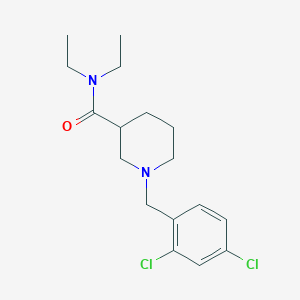 1-(2,4-dichlorobenzyl)-N,N-diethyl-3-piperidinecarboxamide