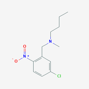 molecular formula C12H17ClN2O2 B5211026 N-(5-chloro-2-nitrobenzyl)-N-methyl-1-butanamine 
