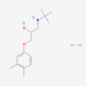 1-(tert-butylamino)-3-(3,4-dimethylphenoxy)-2-propanol hydrochloride