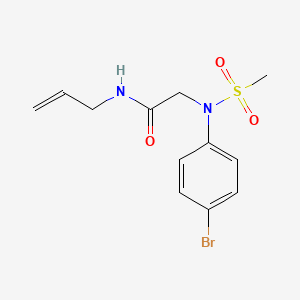 N~1~-allyl-N~2~-(4-bromophenyl)-N~2~-(methylsulfonyl)glycinamide
