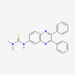 N'-(2,3-diphenyl-6-quinoxalinyl)-N,N-dimethylthiourea