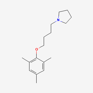molecular formula C17H27NO B5211166 1-[4-(mesityloxy)butyl]pyrrolidine 