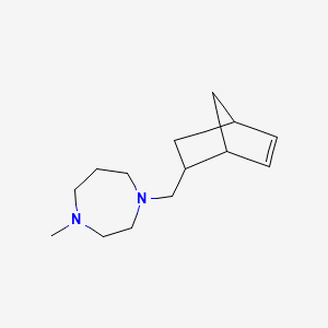 molecular formula C14H24N2 B5211175 1-(bicyclo[2.2.1]hept-5-en-2-ylmethyl)-4-methyl-1,4-diazepane 
