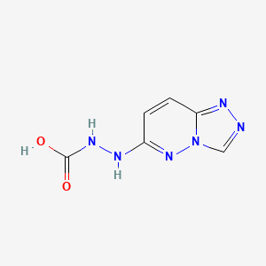 molecular formula C6H6N6O2 B5211280 2-[1,2,4]triazolo[4,3-b]pyridazin-6-ylhydrazinecarboxylic acid 