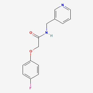 2-(4-fluorophenoxy)-N-(3-pyridinylmethyl)acetamide