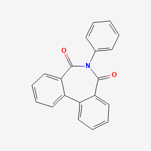 molecular formula C20H13NO2 B5211524 6-phenyl-5H-dibenzo[c,e]azepine-5,7(6H)-dione CAS No. 27022-16-8