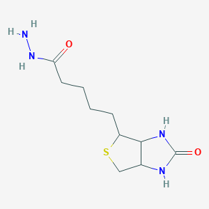 molecular formula C10H18N4O2S B5211580 5-(2-oxohexahydro-1H-thieno[3,4-d]imidazol-4-yl)pentanohydrazide 