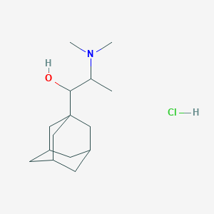 molecular formula C15H28ClNO B5211680 1-(1-adamantyl)-2-(dimethylamino)-1-propanol hydrochloride 