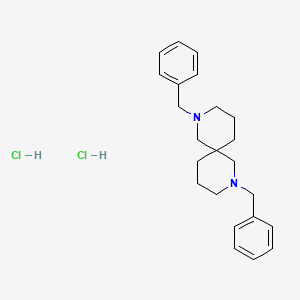 molecular formula C23H32Cl2N2 B5211995 2,8-dibenzyl-2,8-diazaspiro[5.5]undecane dihydrochloride 