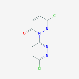 molecular formula C8H4Cl2N4O B5212064 3,6'-dichloro-6H-1,3'-bipyridazin-6-one CAS No. 1945-76-2