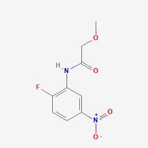 molecular formula C9H9FN2O4 B5212101 N-(2-fluoro-5-nitrophenyl)-2-methoxyacetamide CAS No. 263400-79-9
