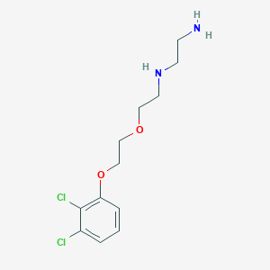 molecular formula C12H18Cl2N2O2 B5212153 (2-aminoethyl){2-[2-(2,3-dichlorophenoxy)ethoxy]ethyl}amine 