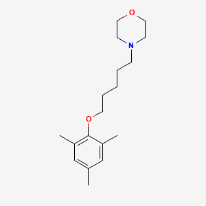 molecular formula C18H29NO2 B5212158 4-[5-(mesityloxy)pentyl]morpholine 