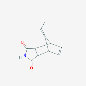 molecular formula C12H13NO2 B5212211 10-(1-methylethylidene)-4-azatricyclo[5.2.1.0~2,6~]dec-8-ene-3,5-dione 